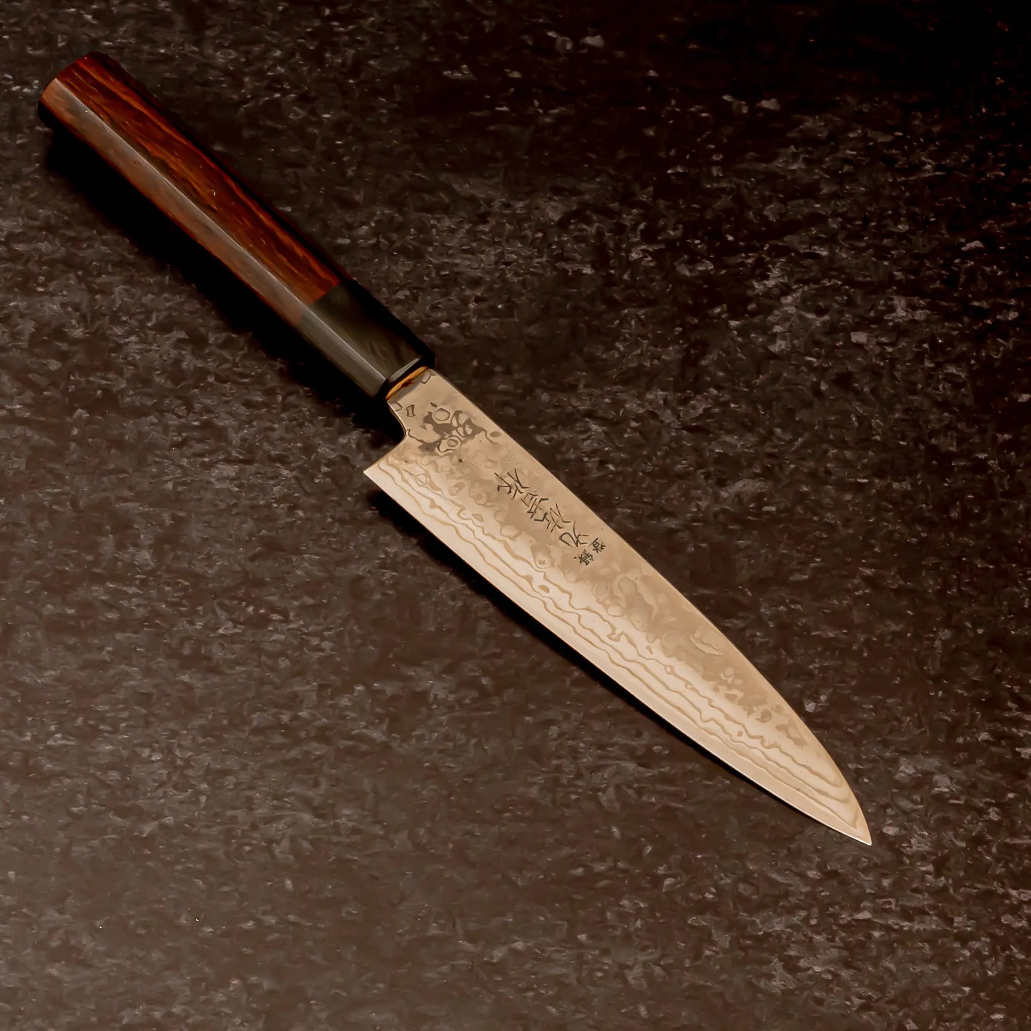 ZDP189 Damascus Petty 150mm | Japanese Utility Knife with Shitan