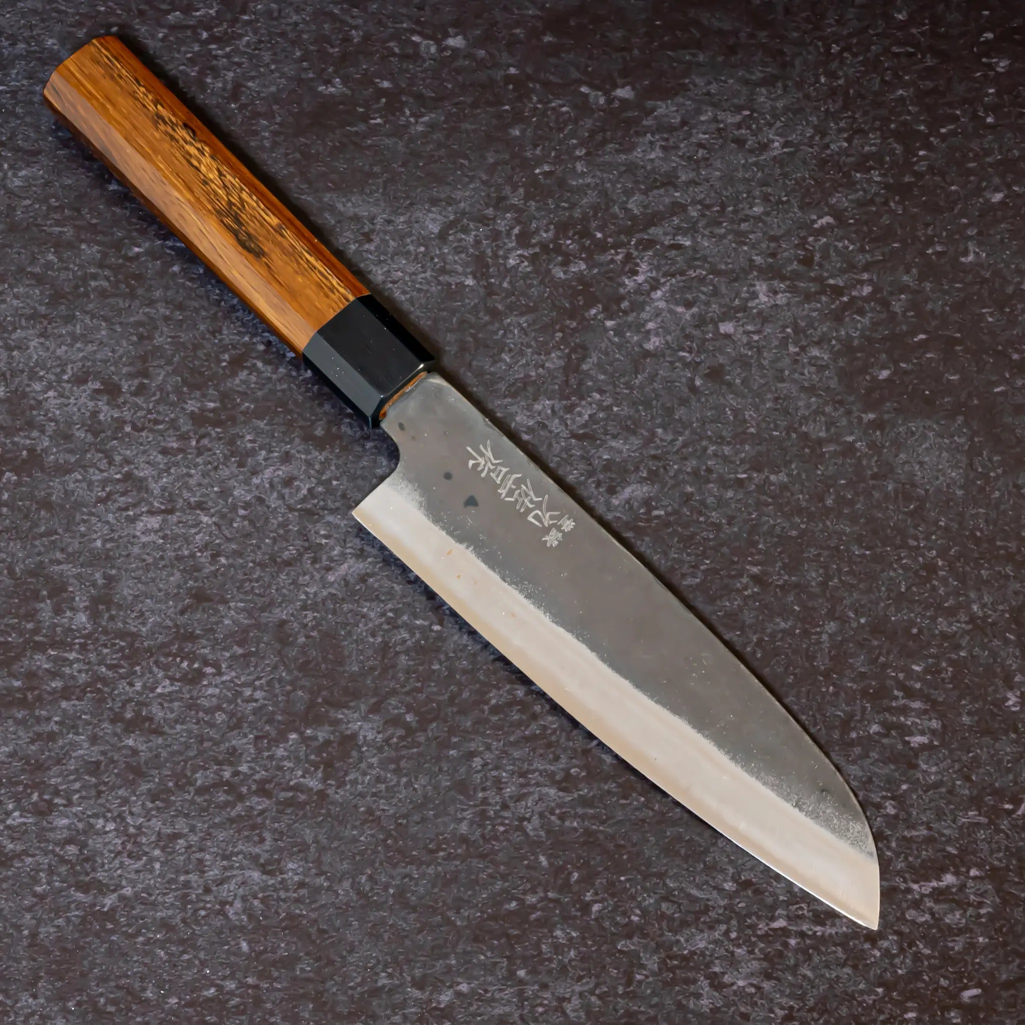 青一 三徳包丁165mm タガヤサン八角柄