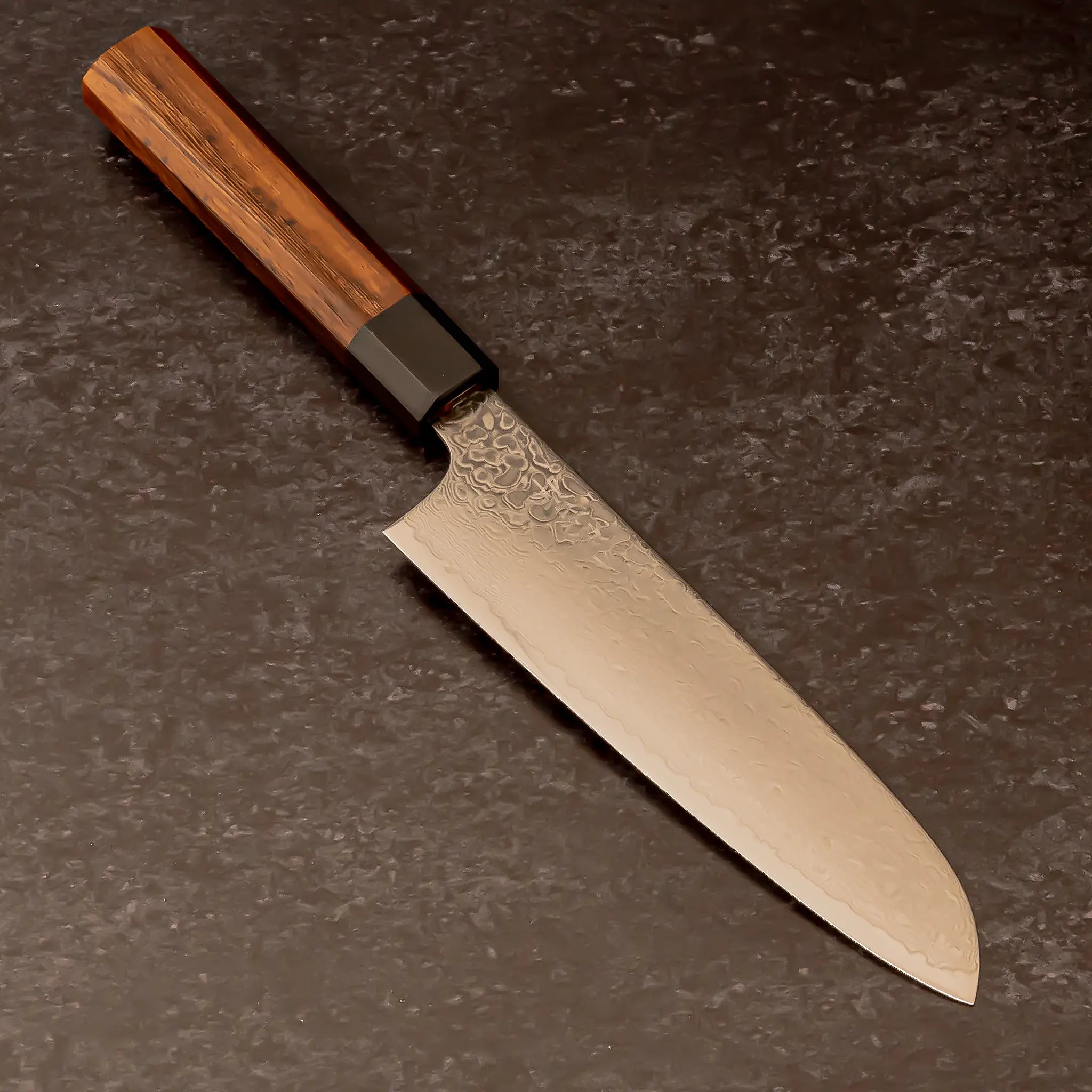 ZA18 69層ダマスカス三徳包丁175mm タガヤサン柄